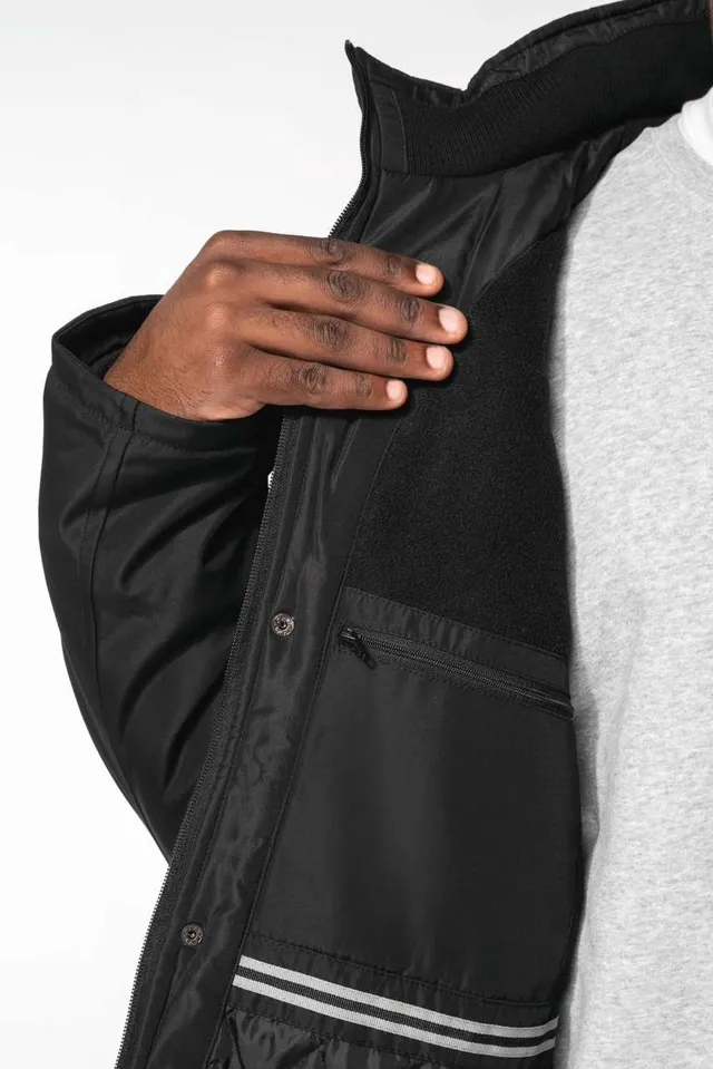 Kariban parka levehető kapucnival férfi (K656), modellen