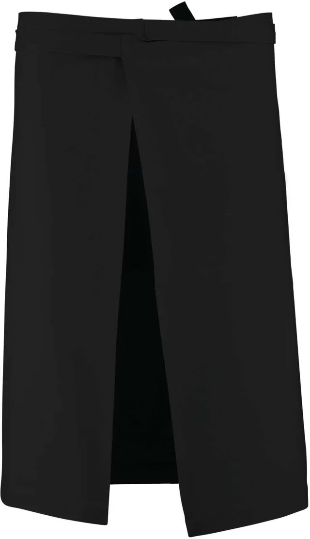 Kariban pincérkötény (K887), Fekete színben