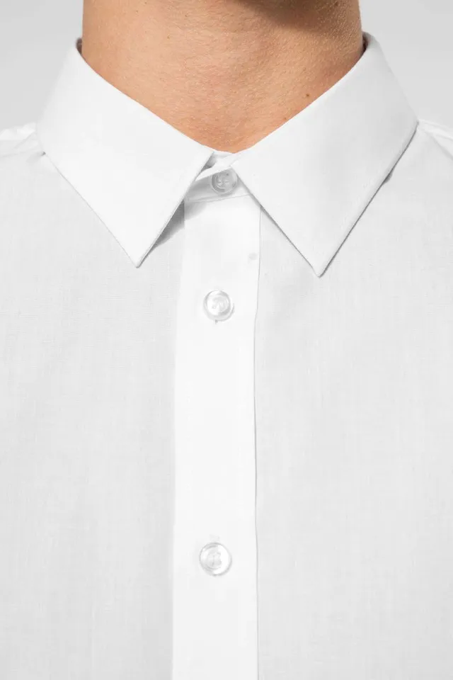 Kariban poplin Easy Care Polycotton férfi ing (K583), modellen