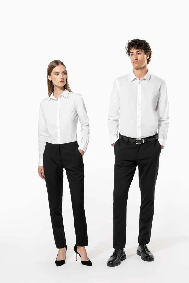 Kariban poplin Easy Care Polycotton férfi ing (K583), modellen