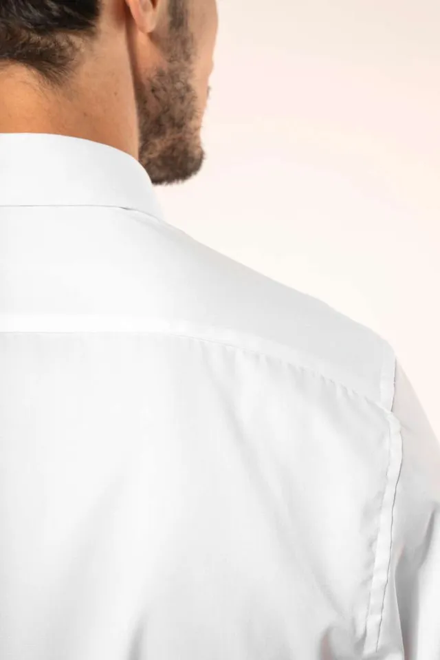 Kariban Premium férfi hosszú ujjú twill ing (PK506), modellen
