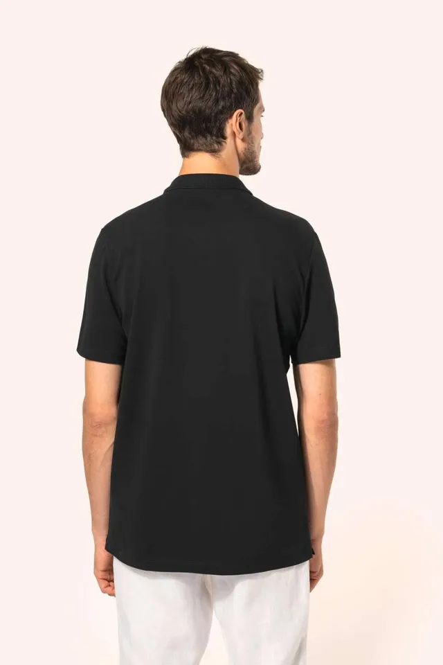 Kariban Premium férfi rövid ujjú Supima® galléros póló (PK200), modellen