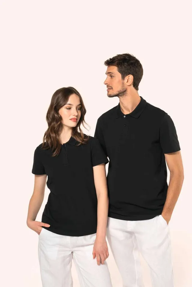 Kariban Premium férfi rövid ujjú Supima® galléros póló (PK200), modellen