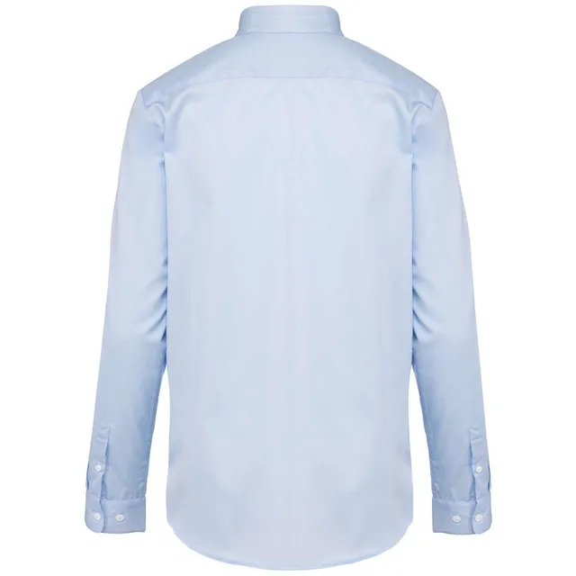 Kariban Premium női hosszú ujjú Twill ing (PK507), Essential Light Blue (kék) színben