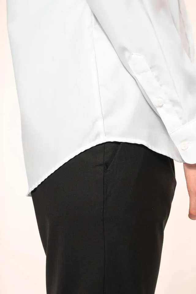 Kariban Premium női hosszú ujjú twill ing (PK507), modellen