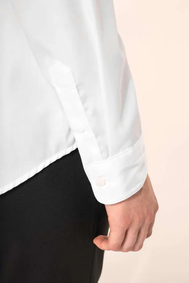 Kariban Premium női hosszú ujjú twill ing (PK507), modellen