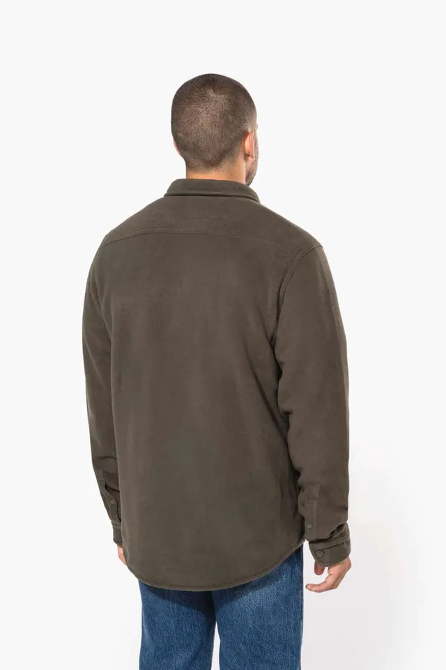 Kariban Sherpa béléses férfi ingkabát (K582), modellen