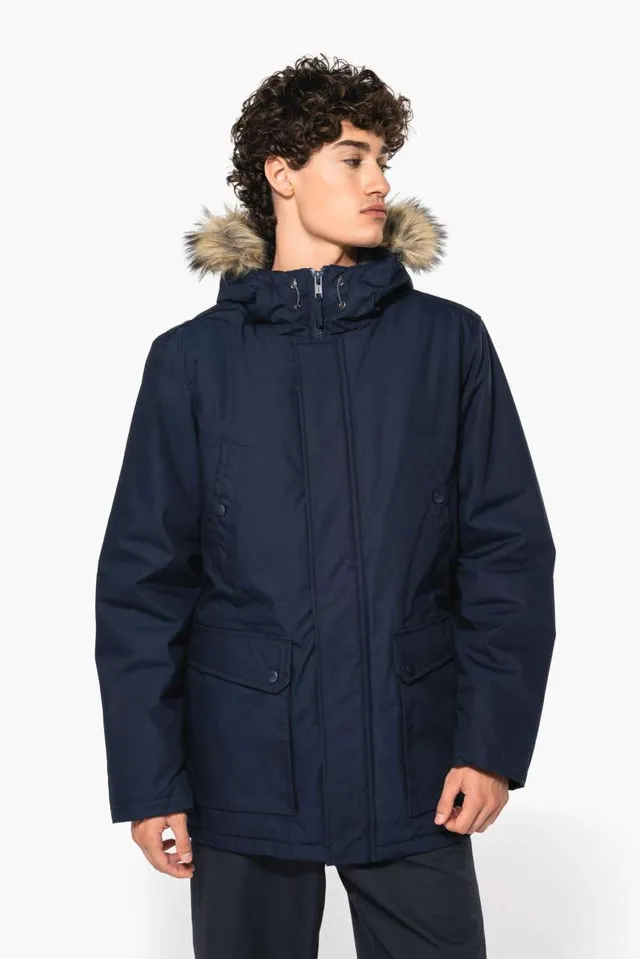 Kariban téli parka férfi (K621), modellen