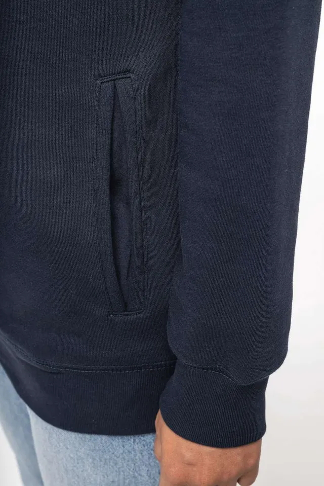 Kariban uniszex french terry kapucnis pulóver (K4009), modellen
