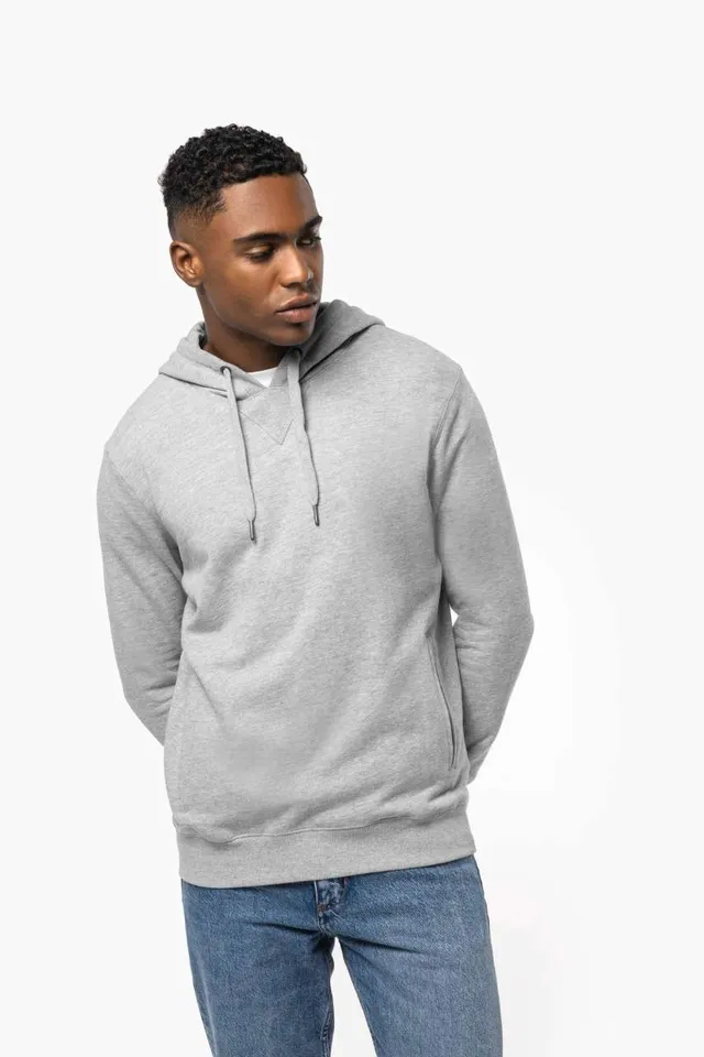 Kariban uniszex french terry kapucnis pulóver (K4009), modellen