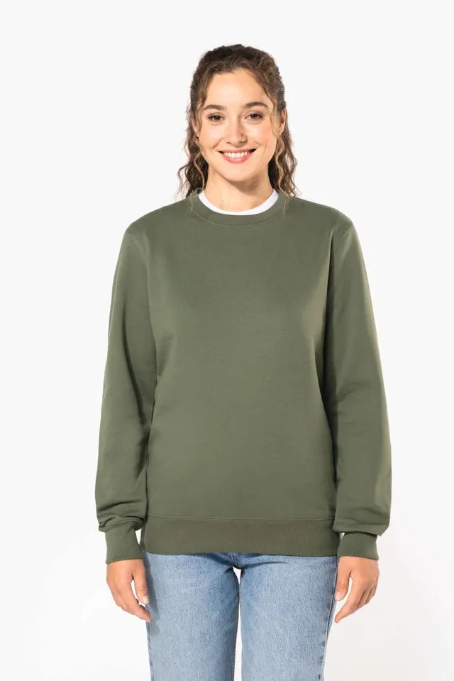 Kariban uniszex környakas pulóver (K4040), modellen