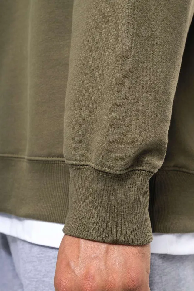 Kariban uniszex Oversized kapucnis pulóver (K4018), modellen