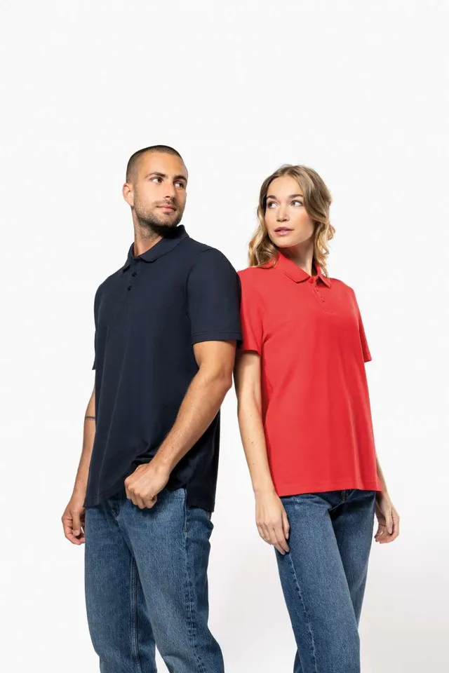 Kariban uniszex piké galléros póló (K295), modellen