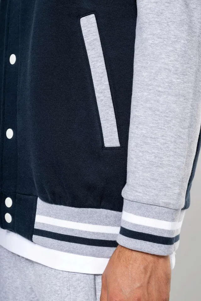 Kariban uniszex Teddy kabát kapucnival (K4003), modellen