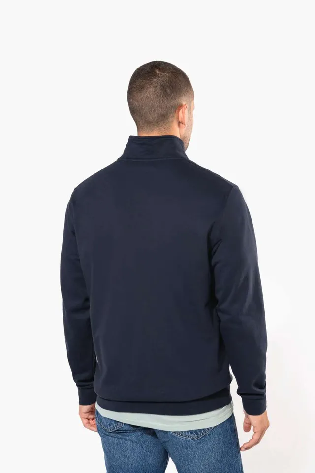 Kariban végig cipzáras pulóver (K472), modellen