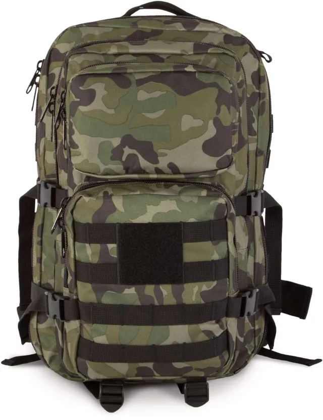 Kimood Molle rendszerű hátizsák (KI0162), Olívazöld terepminta színben