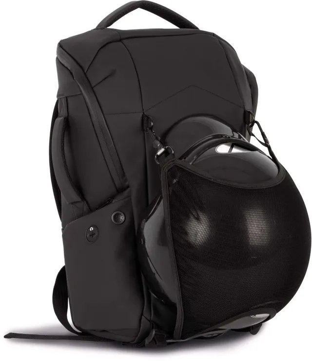 Kimood vízálló lopásgátló táska sisaktartóval (KI0889), Fekete színben
