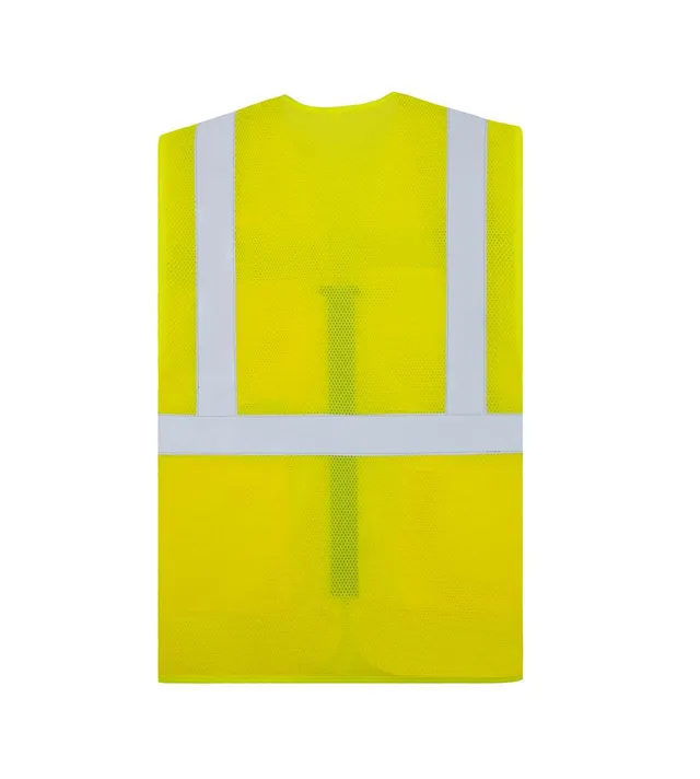 Korntex hálós prémium mellény "larisa" (KXCMMF), Hi-Vis Yellow (sárga) színben