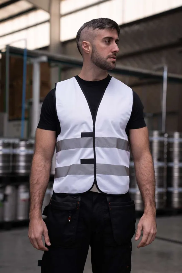 Korntex jól láthatósági mellény "dortmund" (KXFW), modellen