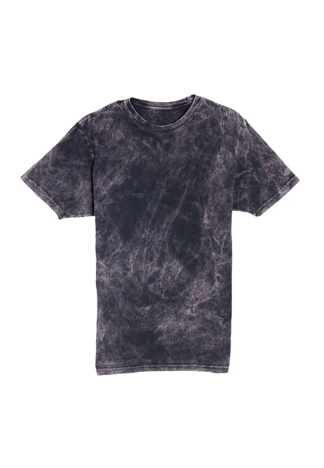 Lane Seven Vintage környakas póló (LST002), Cloud Black (szürke) színben