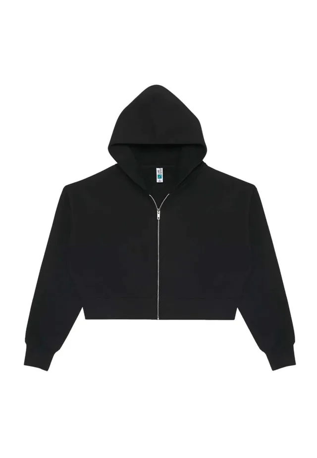 Lane Seven Womens Relaxed crop Zip női pulóver (LS88003)