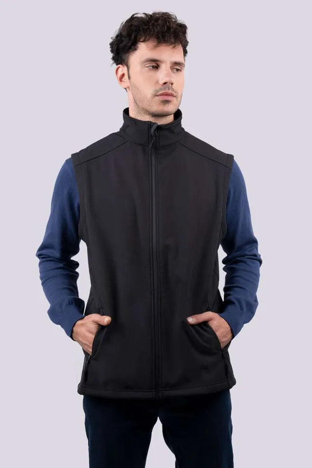 Legend Classics férfi 3 rétegű softshell mellény (LE840), modellen
