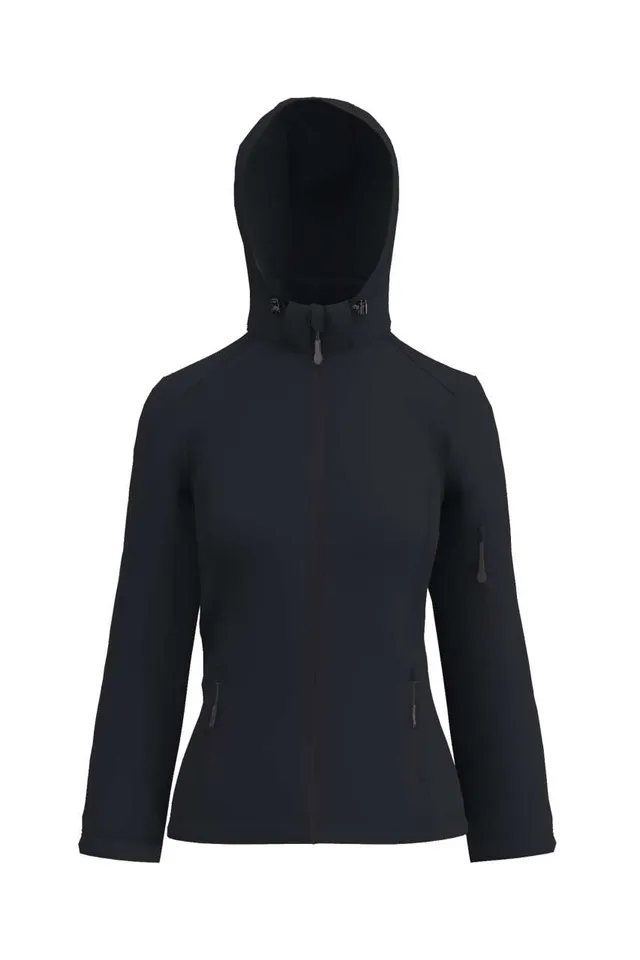 Legend Classics női 3 rétegű levehető kapucnis softshell dzseki (LE821)