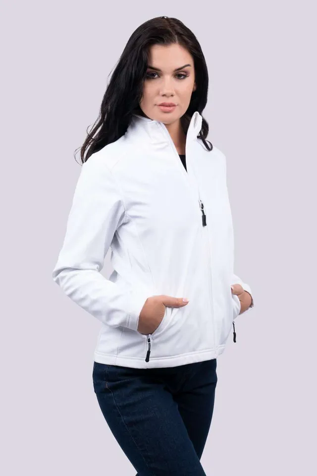 Legend Classics női 3 rétegű softshell dzseki (LE801), modellen