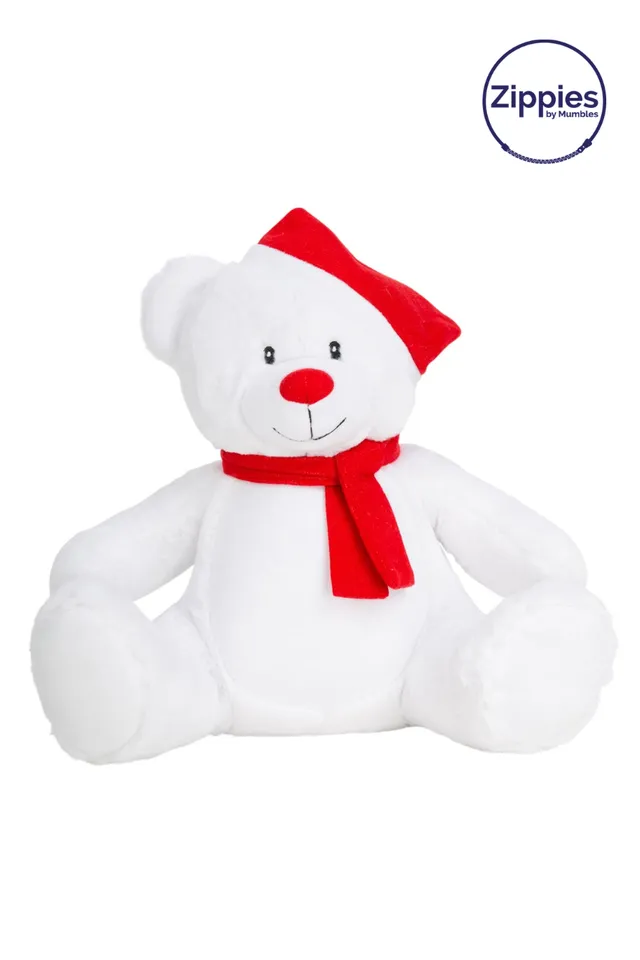 Mumbles Zippie karácsonyi mackó plüssjáték (MM573), modellen