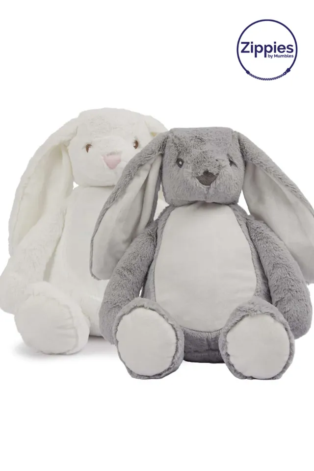 Mumbles Zippie nyuszi plüssjáték (MM050), modellen