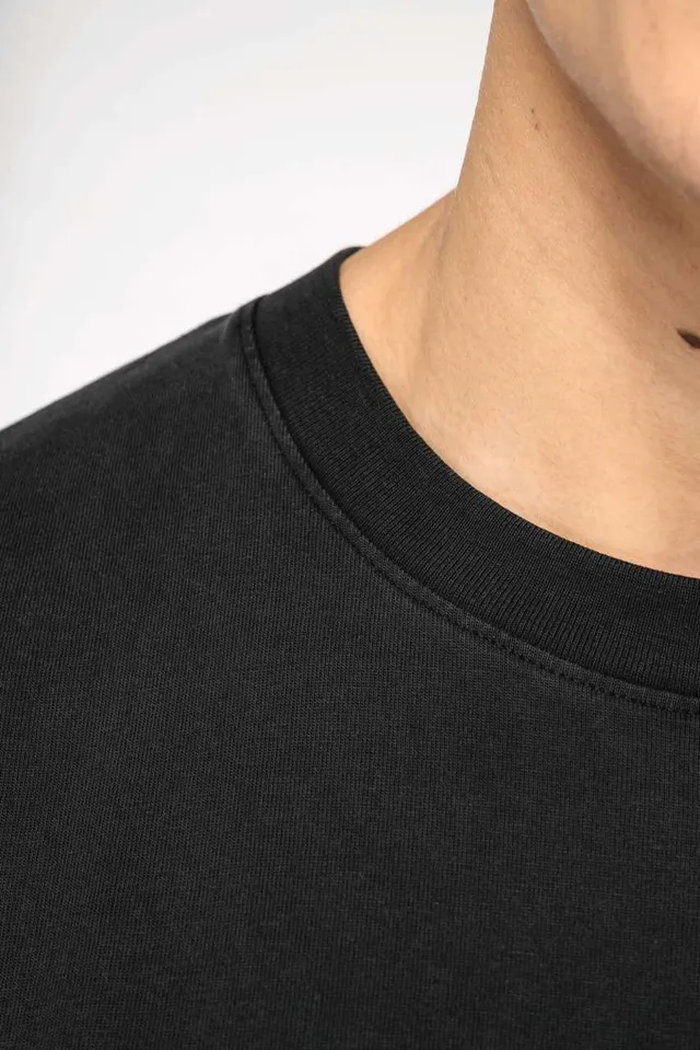 Native Spirit férfi Oversized mosott hatású póló (NS326), modellen