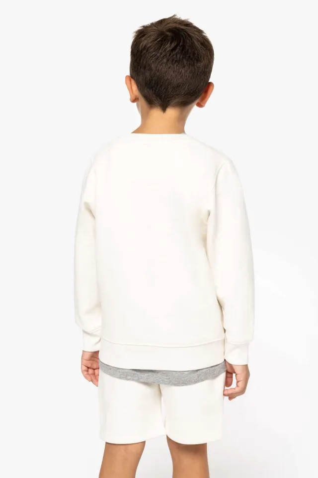 Native Spirit környakas gyermek pulóver (NS403), modellen