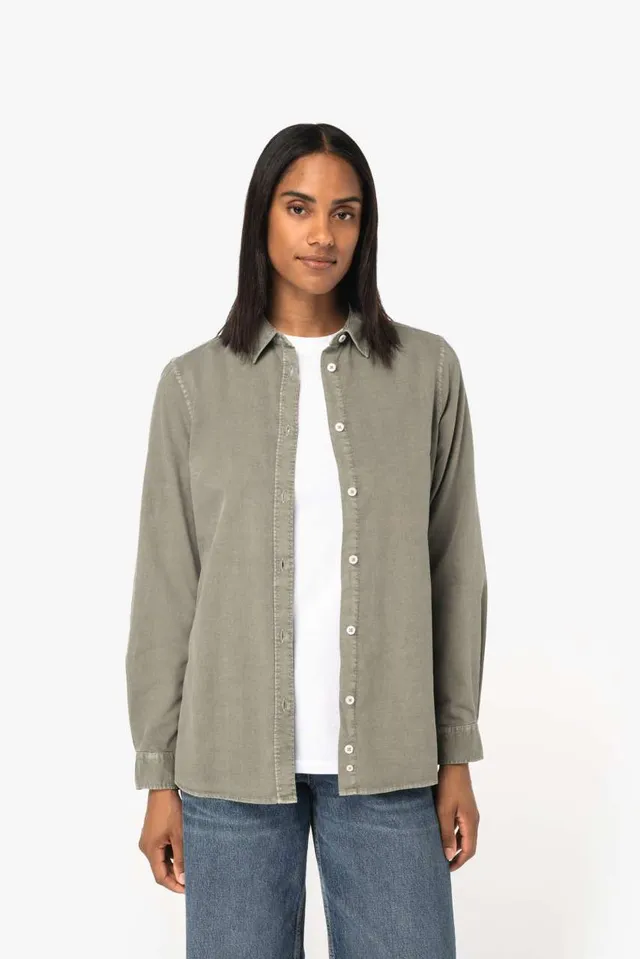 Native Spirit mosott hatású női ing (NS503), modellen
