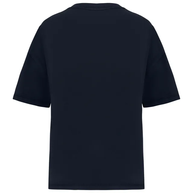 Native Spirit női Oversized mosott hatású póló (NS327), Mosott sötétkék színben