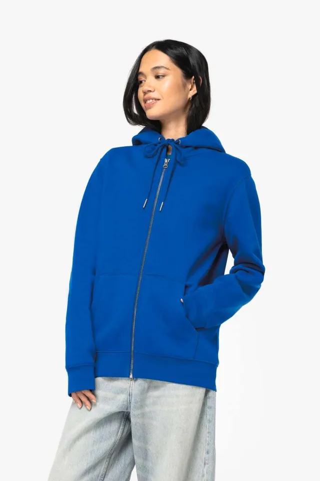 Native Spirit uniszex cipzáras kapucnis pulóver (NS402), modellen