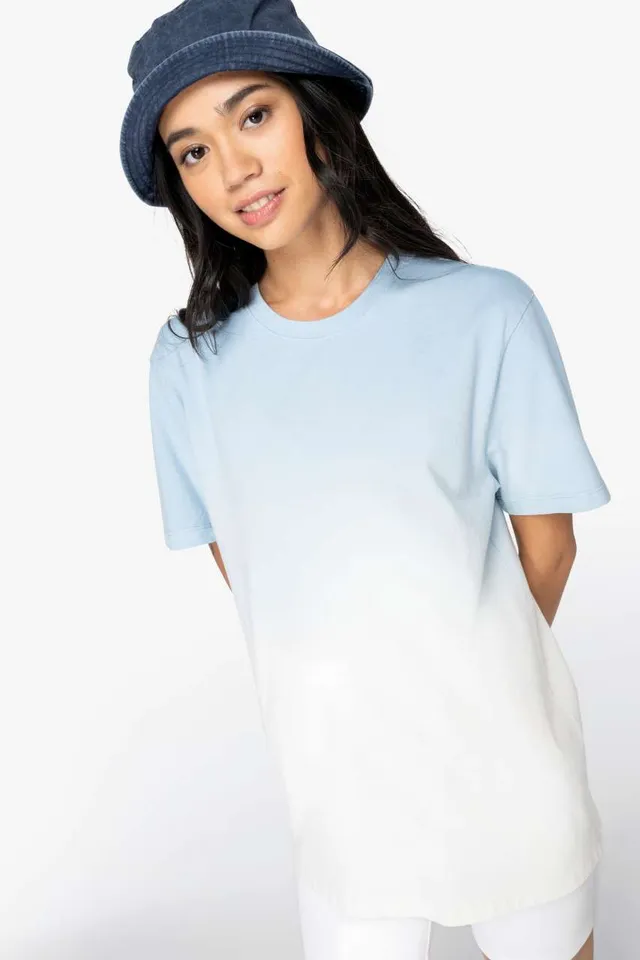 Native Spirit uniszex Ombre hatású póló (NS345), modellen
