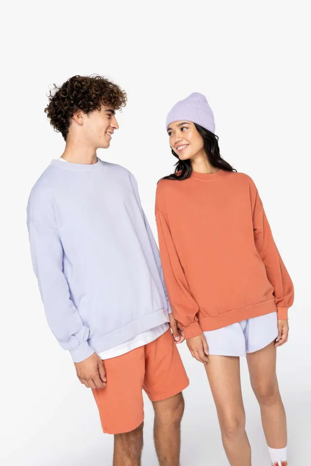 Native Spirit uniszex Oversized TERRY280 pulóver (NS415), modellen