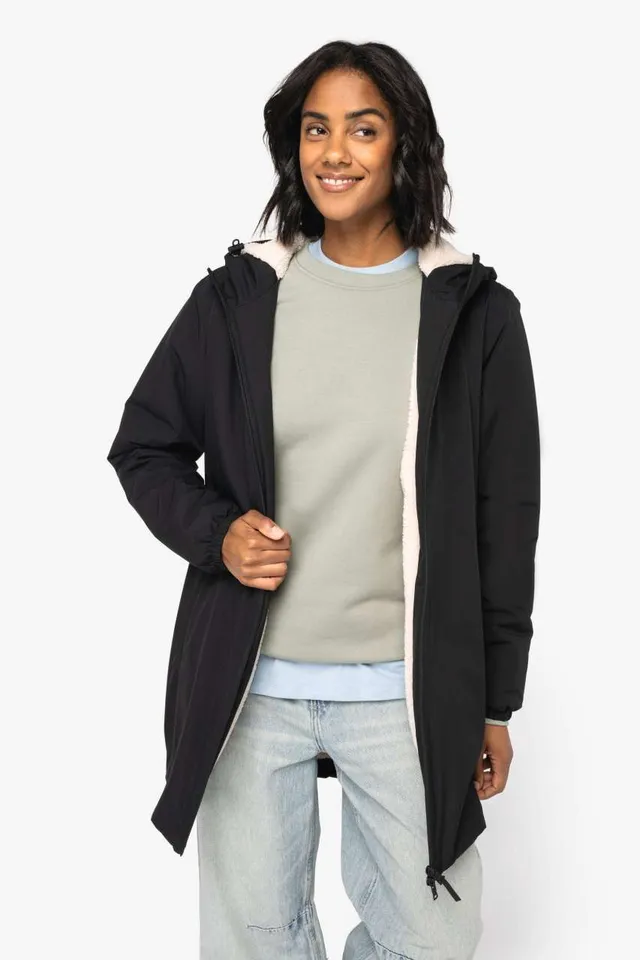 Native Spirit uniszex Sherpa béléses vízhatlan kabát (NS609), modellen