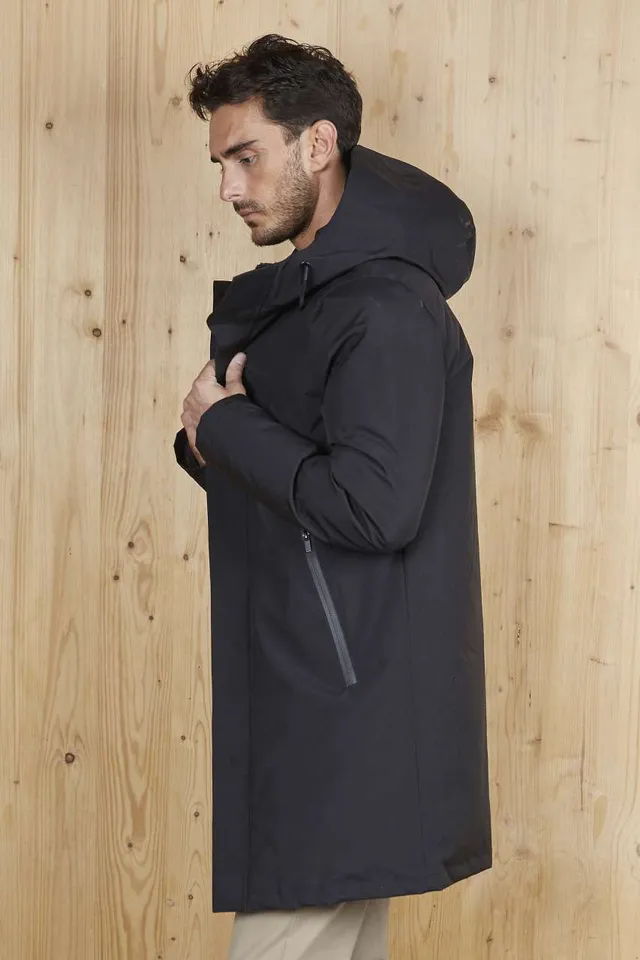 Neoblu Alfi férfi meleg kabát (04002), modellen
