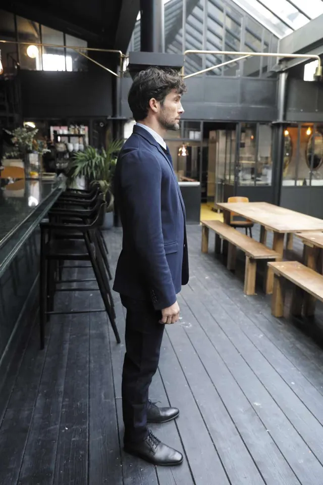 Neoblu Marcel férfi piké zakó (03169), modellen