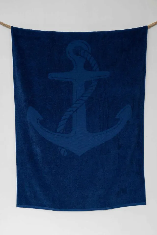Olima Anchor Jacquard strandtörölköző (OL3020), modellen
