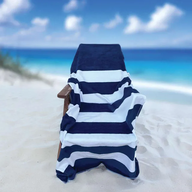 Olima „classic Marine” Beach Velour Towel törölköző (OLV4030), modellen
