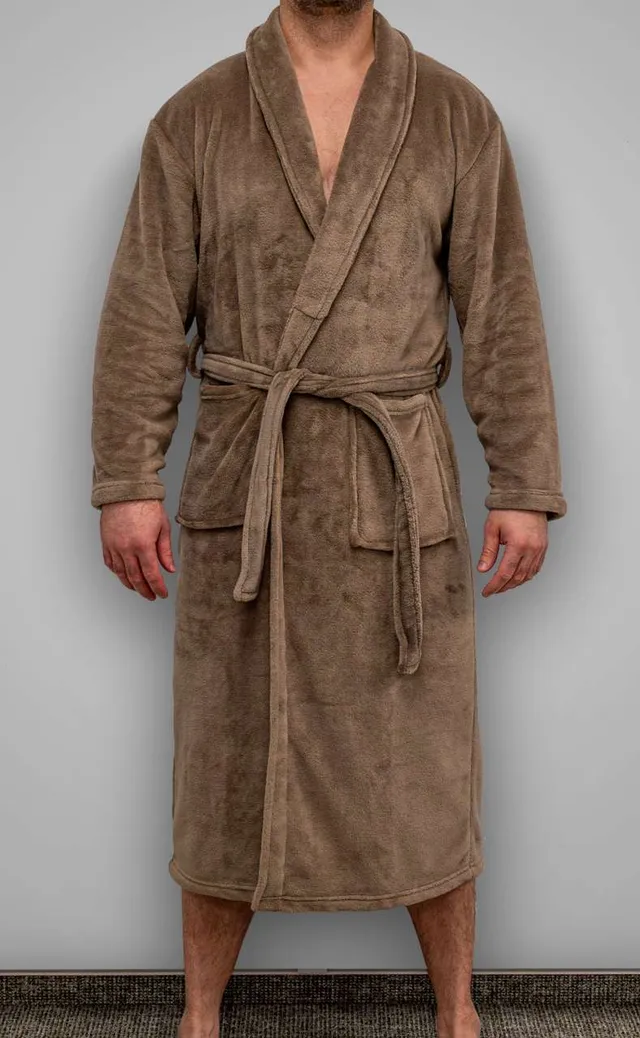 Olima Coral fleece fürdőköpeny törölköző (OLCB2600), modellen