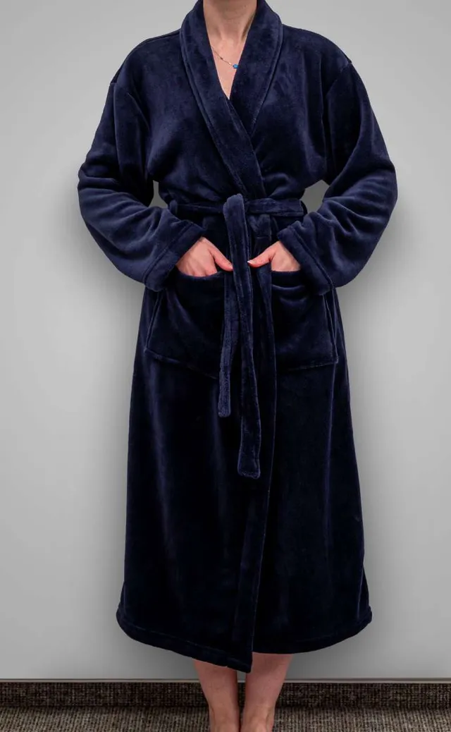 Olima Coral fleece fürdőköpeny törölköző (OLCB2600), modellen