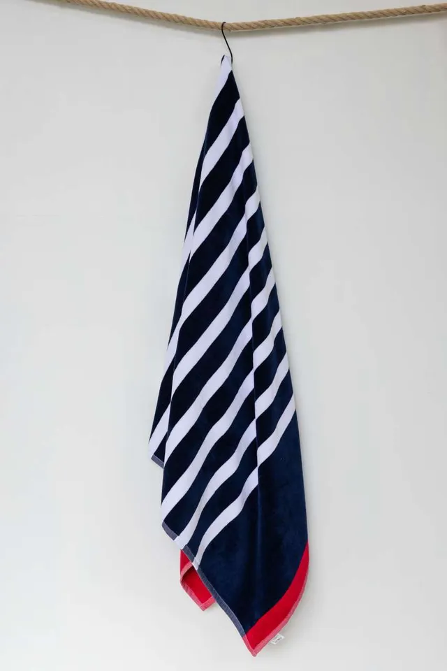 Olima „sailor” Beach Velour Towel törölköző (OLV4050), modellen