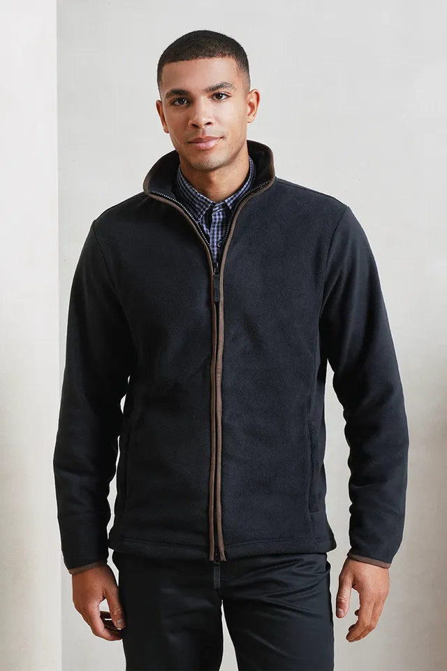 Premier Artisan férfi polár pulóver (PR823), modellen