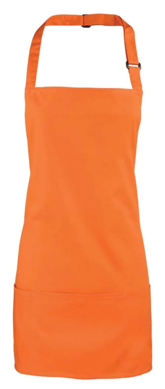 Premier 'colours Collection’ 2 az 1-ben kötény (PR159), Narancssárga színben