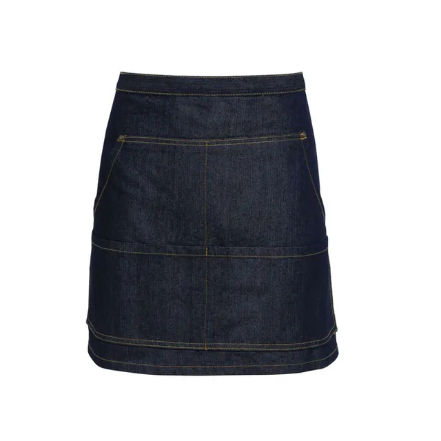 Premier denim kötény farmer típusú varrással (PR125)