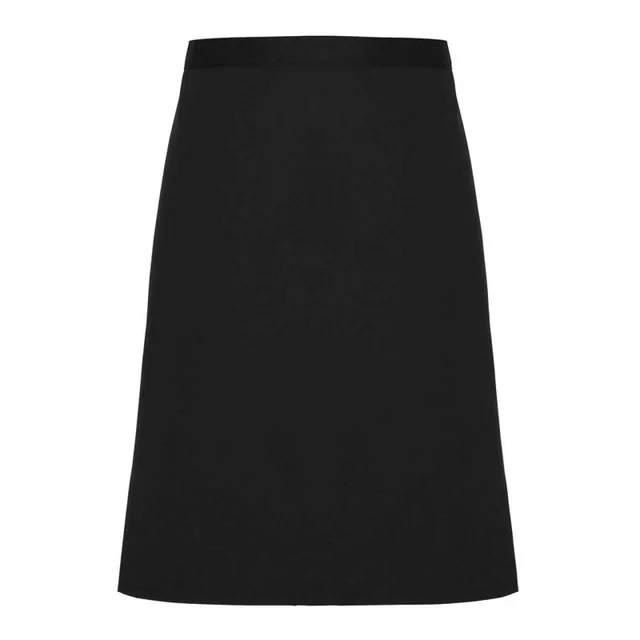 Premier Fairtrade & organikus tanúsítvánnyal rendelkező pamut kötény (PR114), Fekete színben