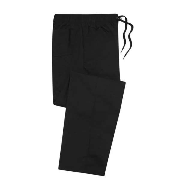 Premier Slim Fit szakácsnadrág (PR554), Fekete színben